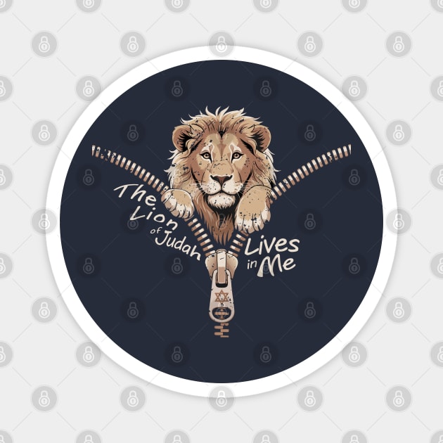 The Lion of Judah Lives in Me Magnet by Thank HaShem